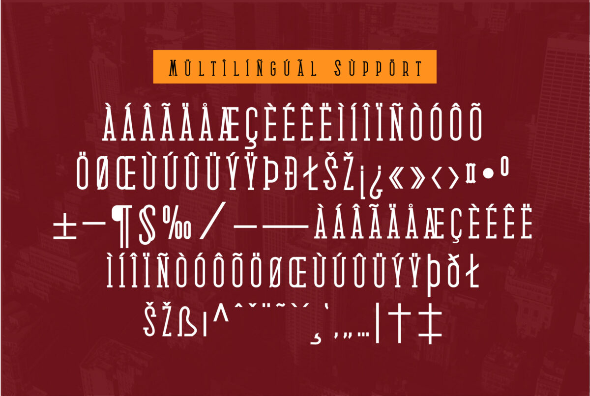 Medan Slab Condensed Slab Serif Font