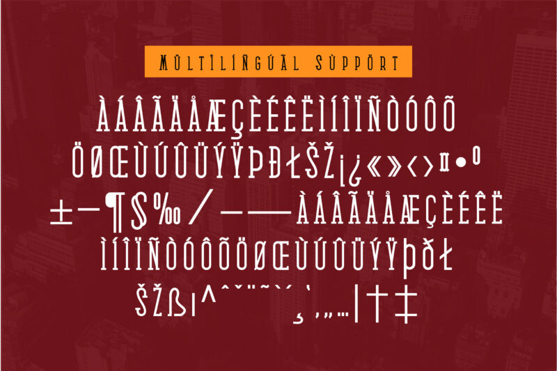 Medan Slab Condensed Slab Serif Font