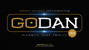 Godan Modern Slab Serif Font Family