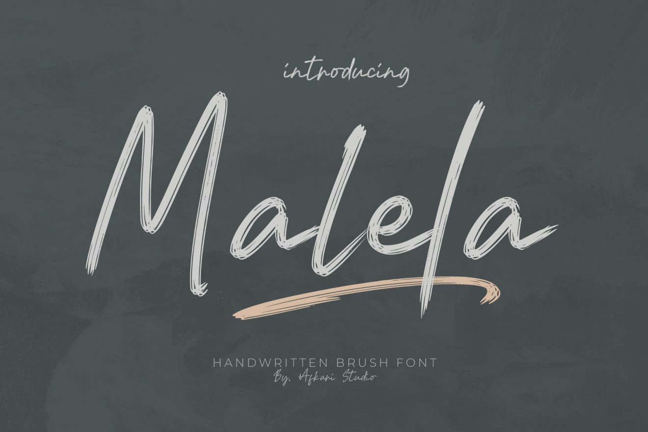 Malela Handwritten Brush Font