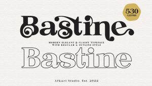 Bastine - Modern Classy Serif Font