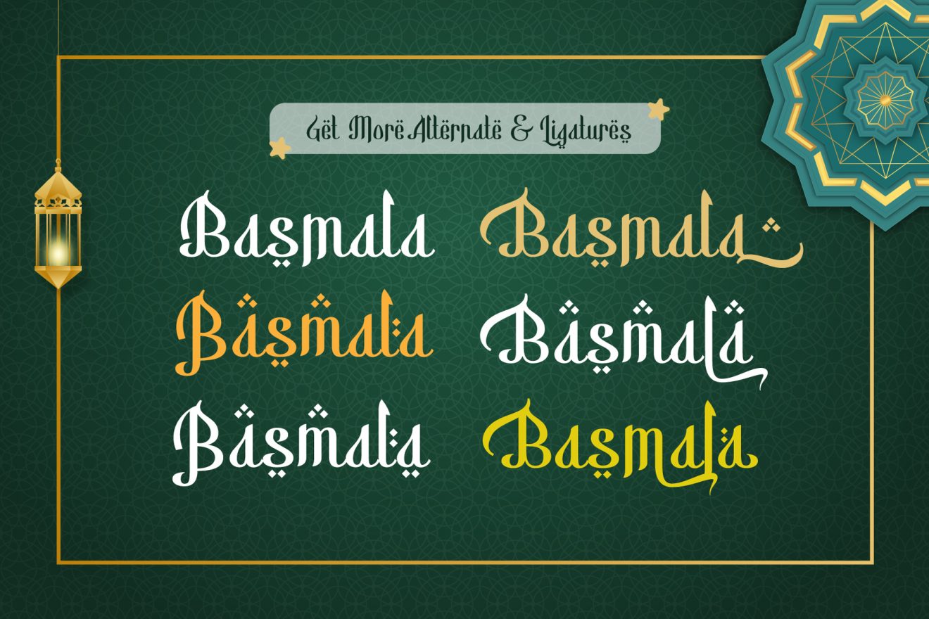 Basmala - An Arabic Style Typeface