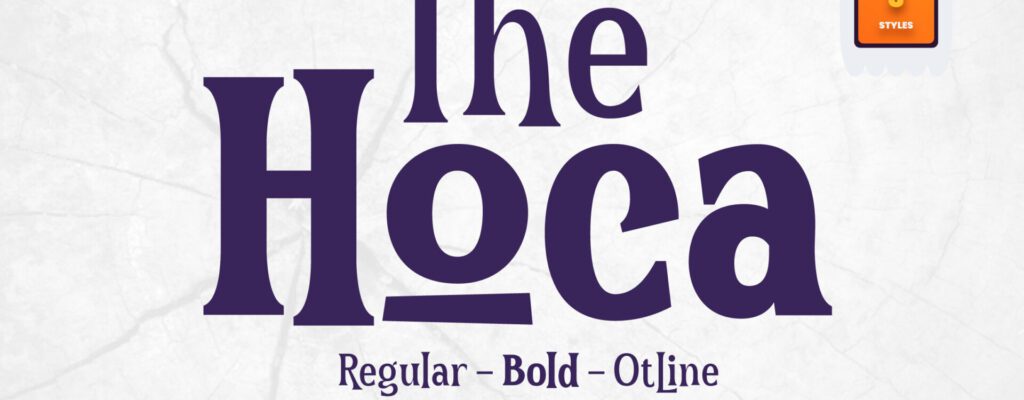 The Hoca - Display Serif Font