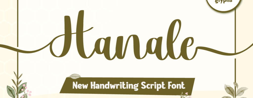 Hanale Handwritten Script Font