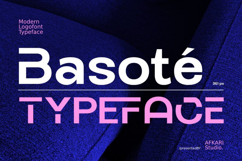 Basote - Modern Logo Font Typeface