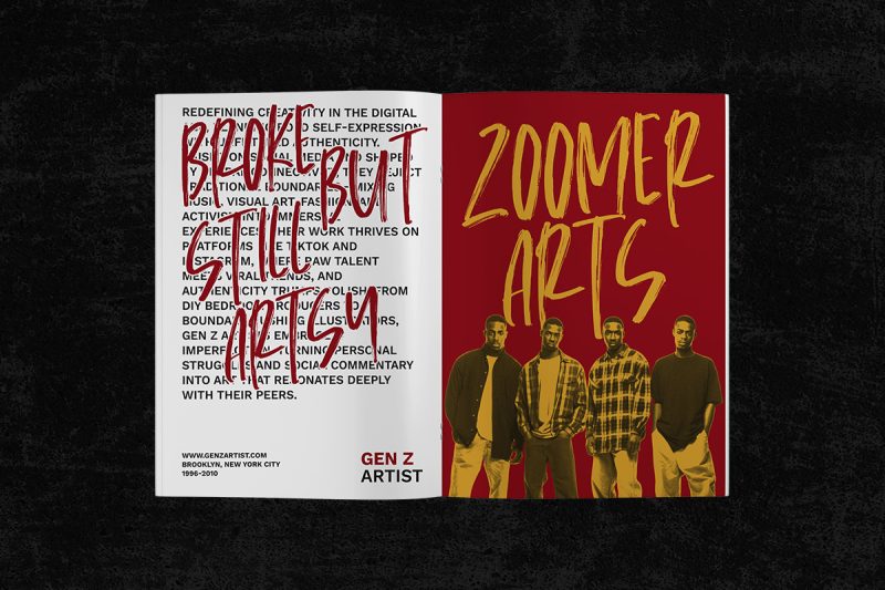 Russed - Handwritten Brush Font