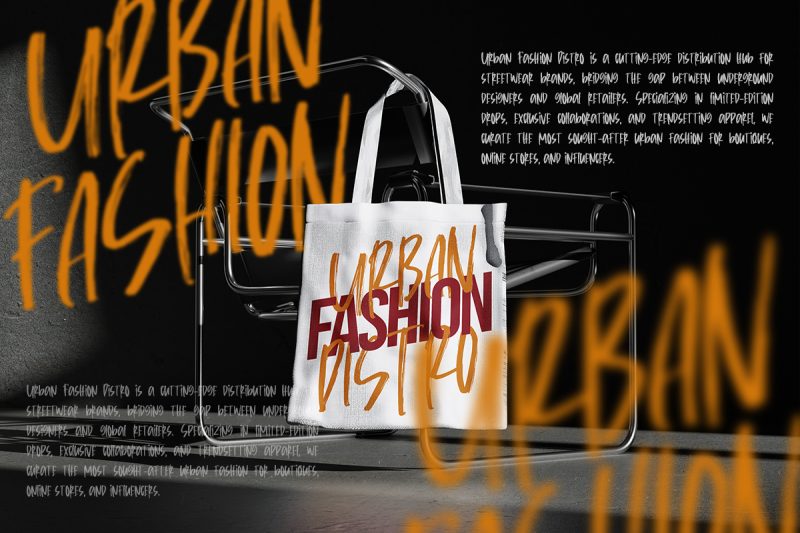 Russed - Handwritten Brush Font