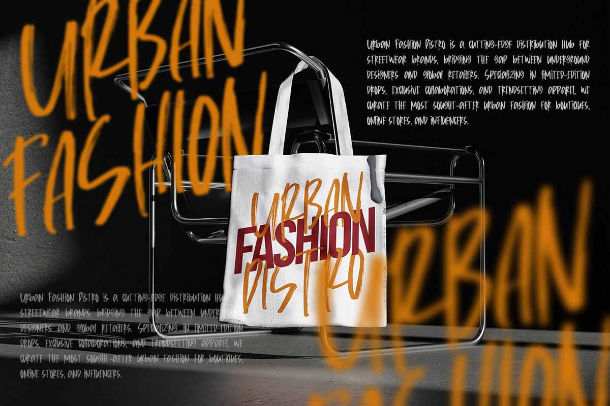 Russed - Handwritten Brush Font