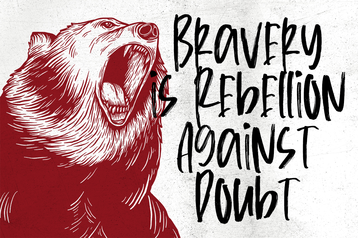 Russed - Handwritten Brush Font