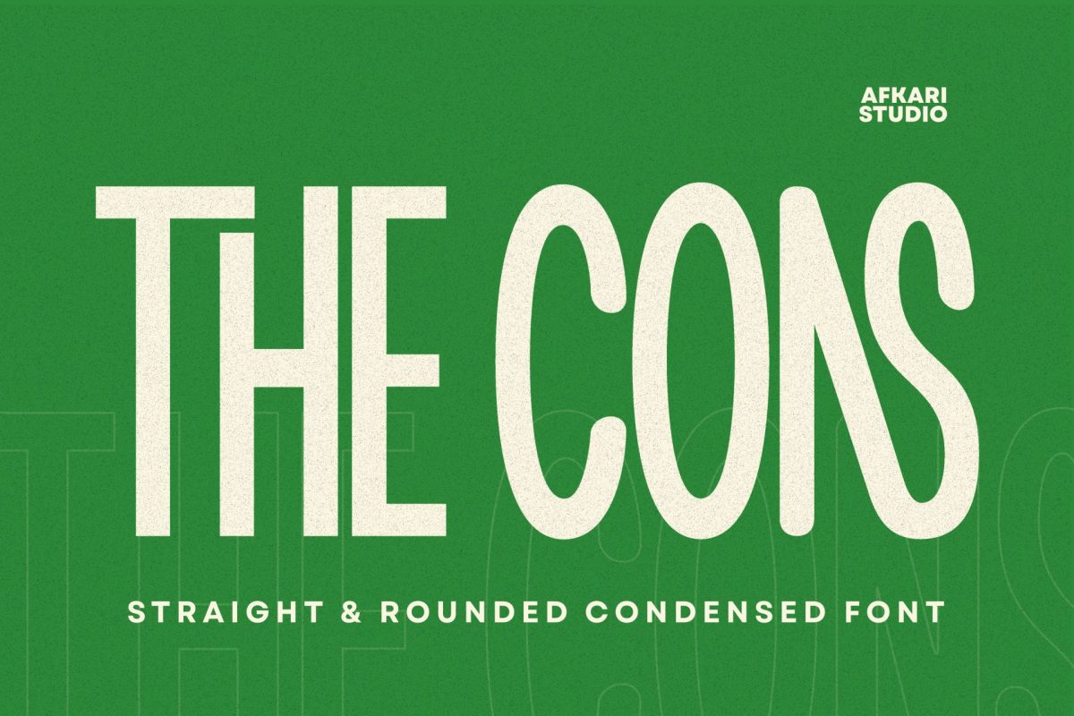 The Cons - Condensed Sans Serif Display Font