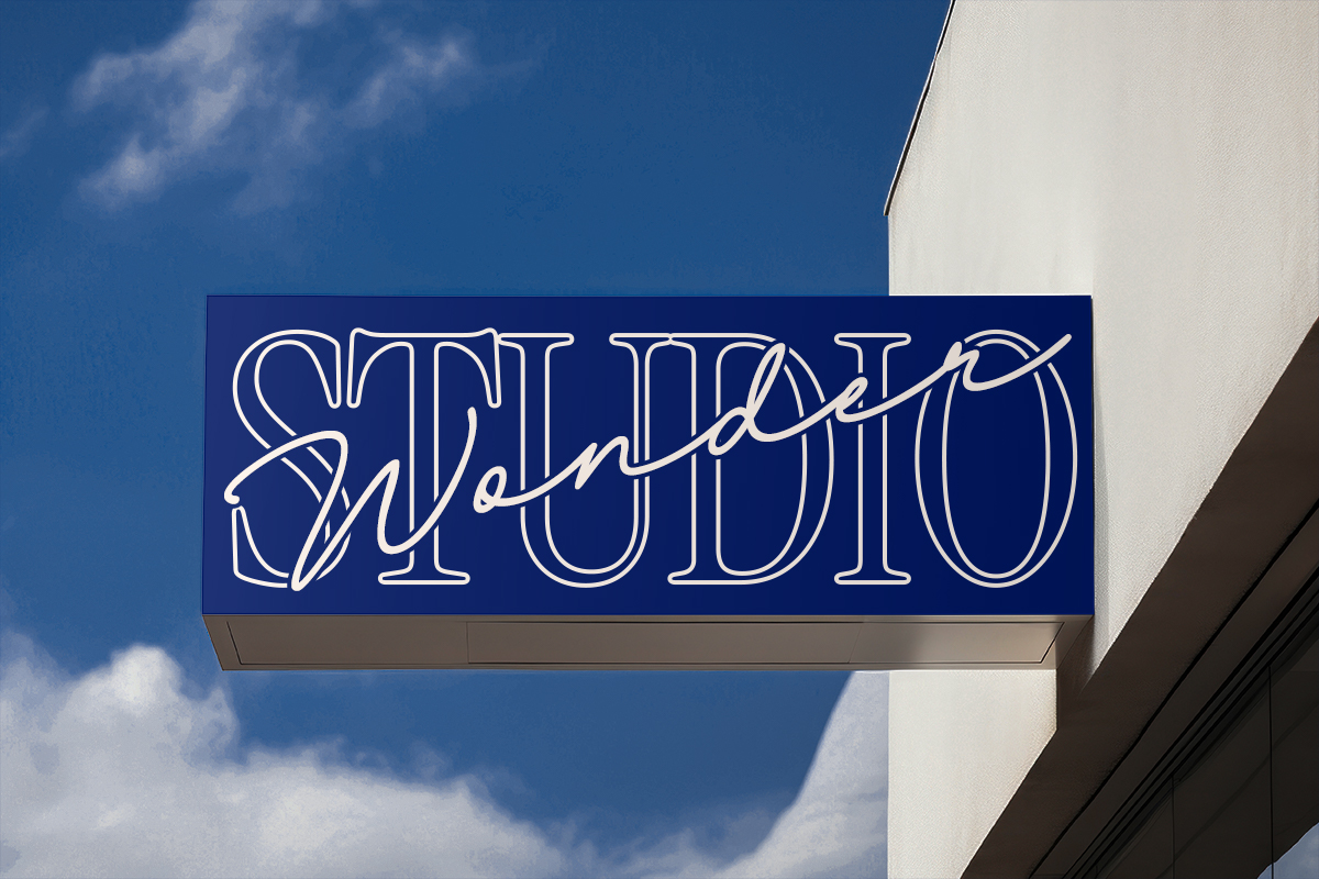 Unline - Handwritten Script Monoline Font