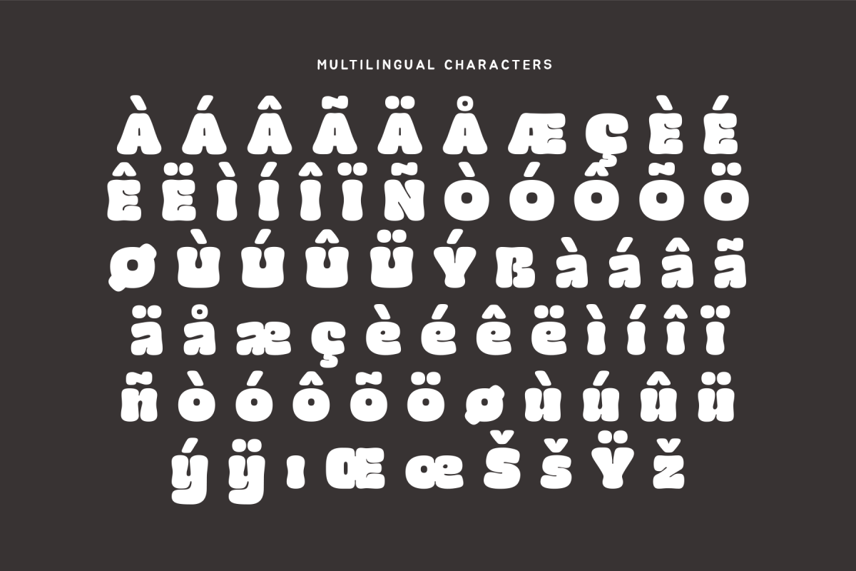 Mocha Mochi - Fat Fancy Display Font