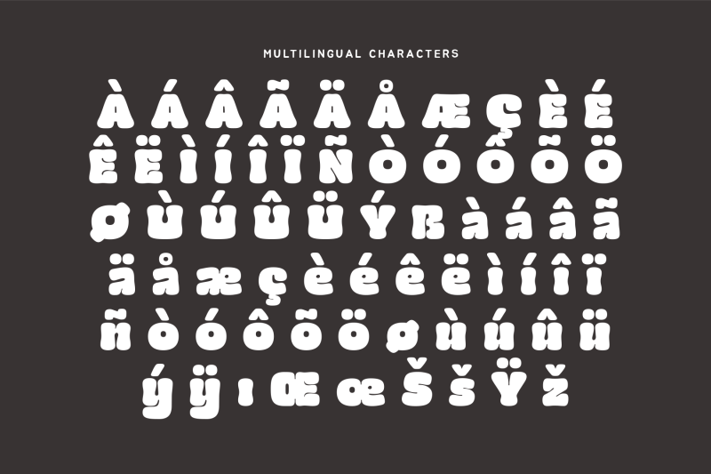 Mocha Mochi - Fat Fancy Display Font