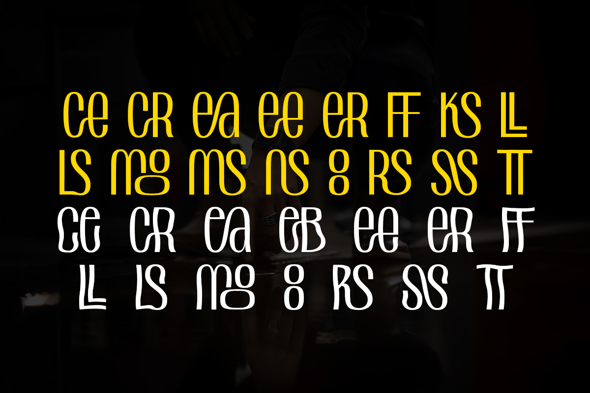 Echolette Breeze - Playful Condensed Display Font