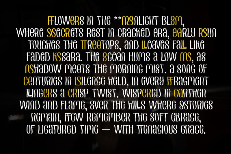 Echolette Breeze - Playful Condensed Display Font