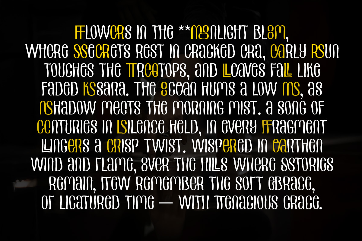 Echolette Breeze - Playful Condensed Display Font