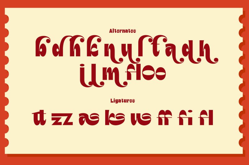 Gebrie Monika - Modern Display Sans Typeface