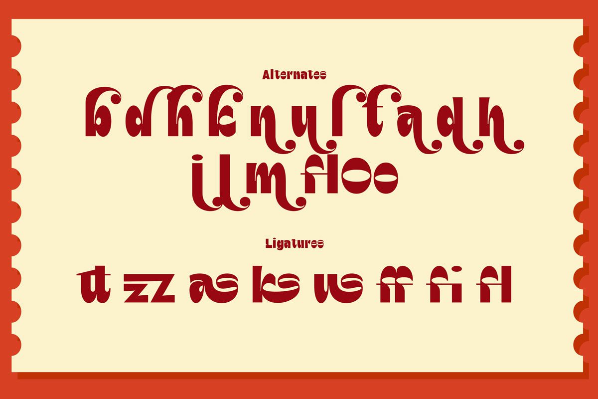 Gebrie Monika - Modern Display Sans Typeface