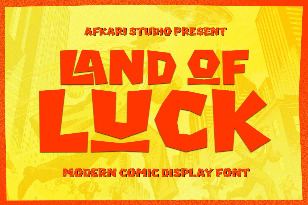 Land of Luck - Modern Comic Display Font