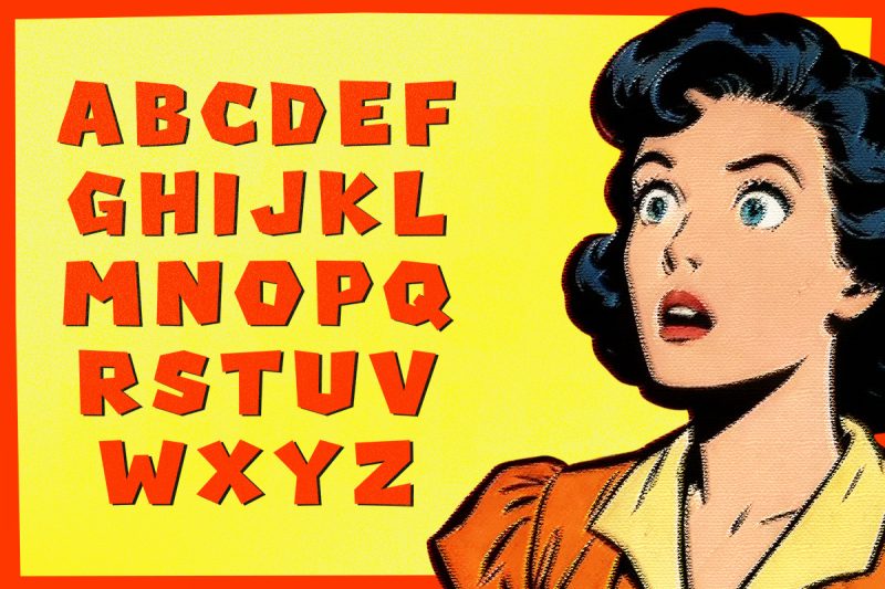 Land of Luck - Modern Comic Display Font