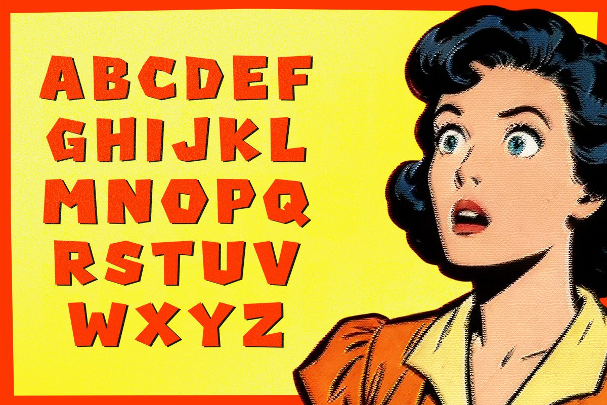 Land of Luck - Modern Comic Display Font