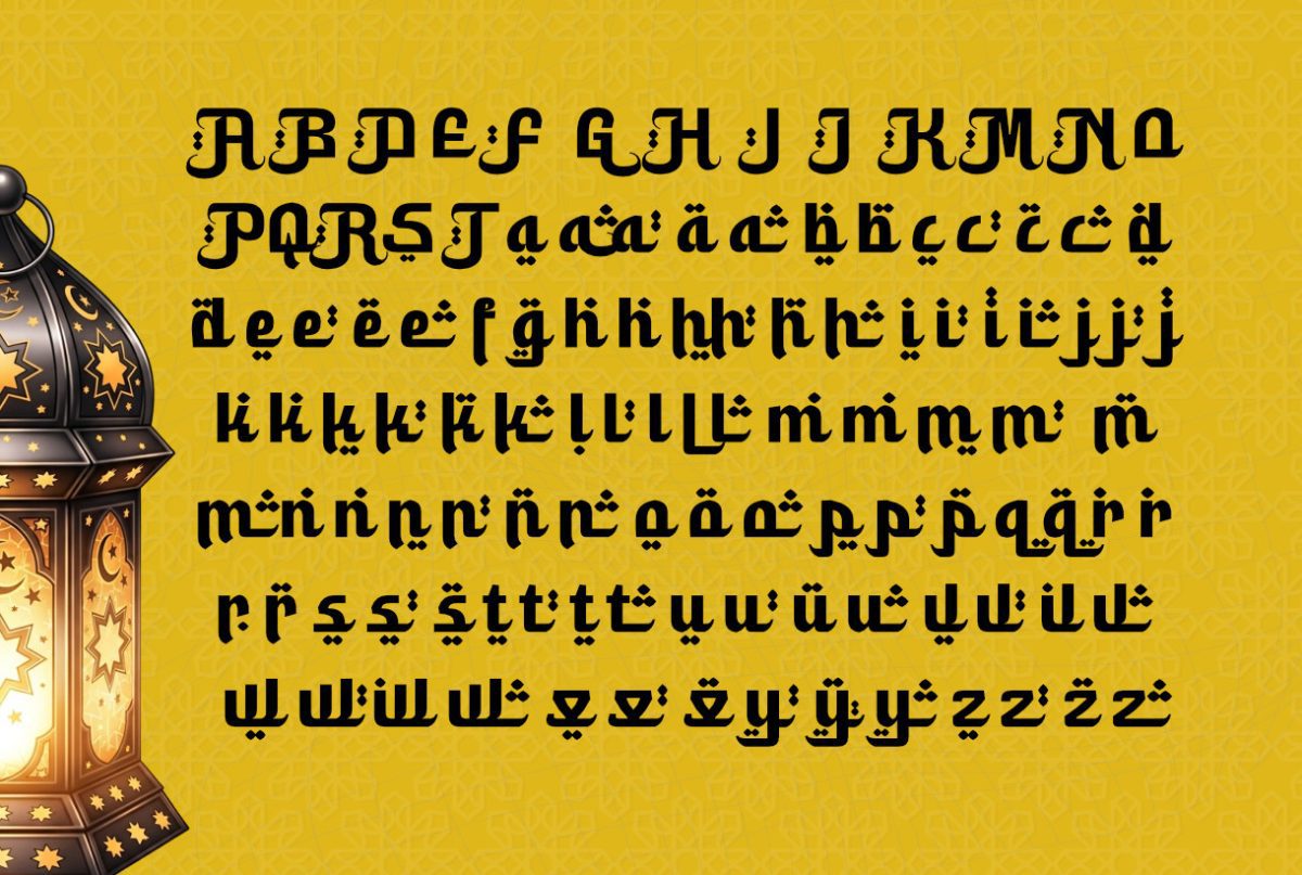 Rahila Arabic - An Arabic Style Typeface Font