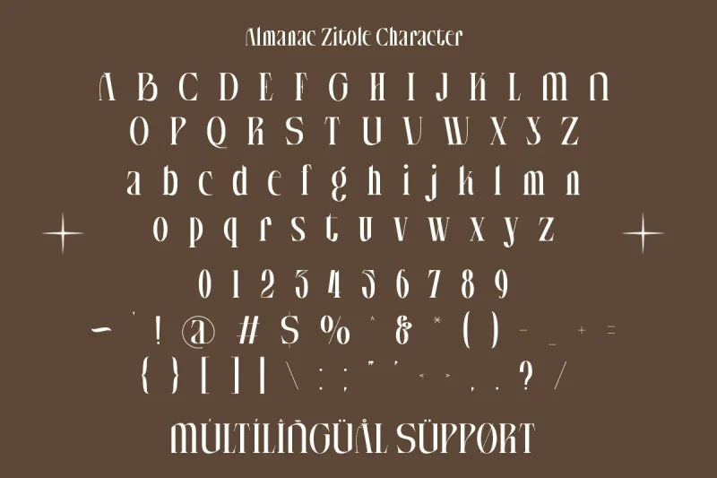 Almanac Zitole - Modern Serif Display Font