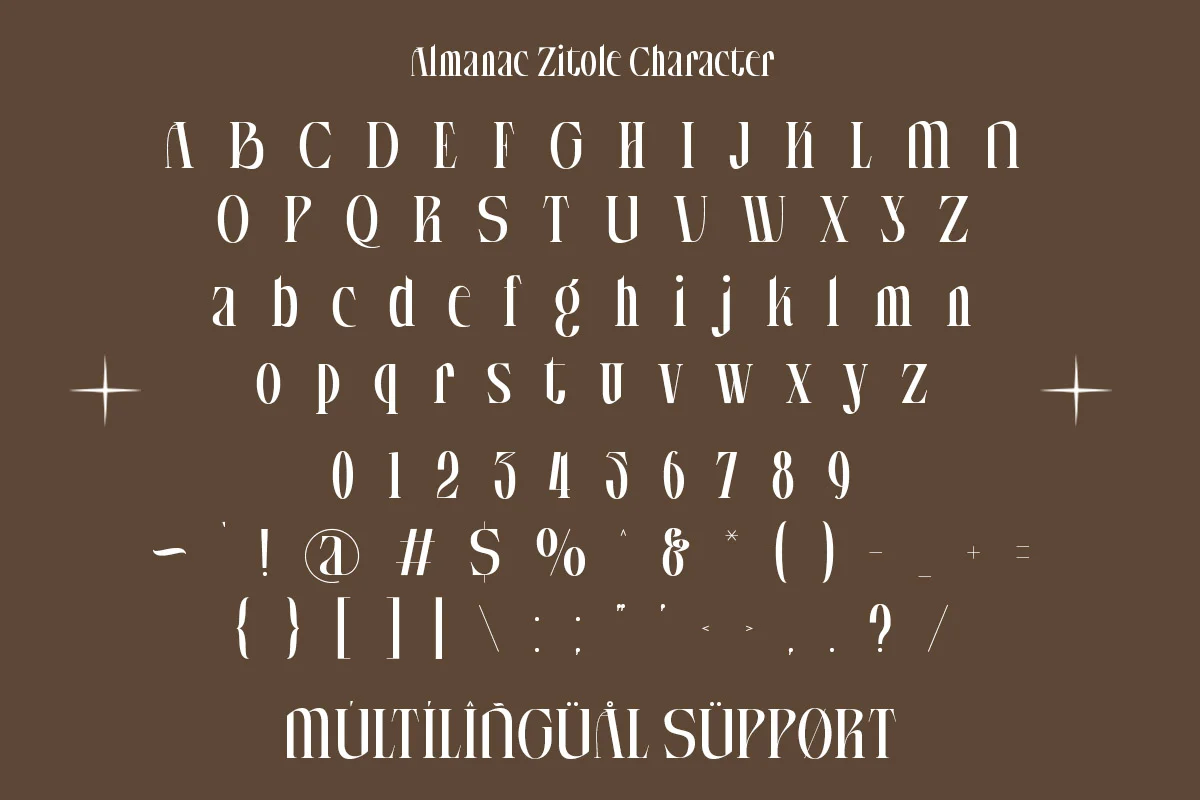 Almanac Zitole - Modern Serif Display Font
