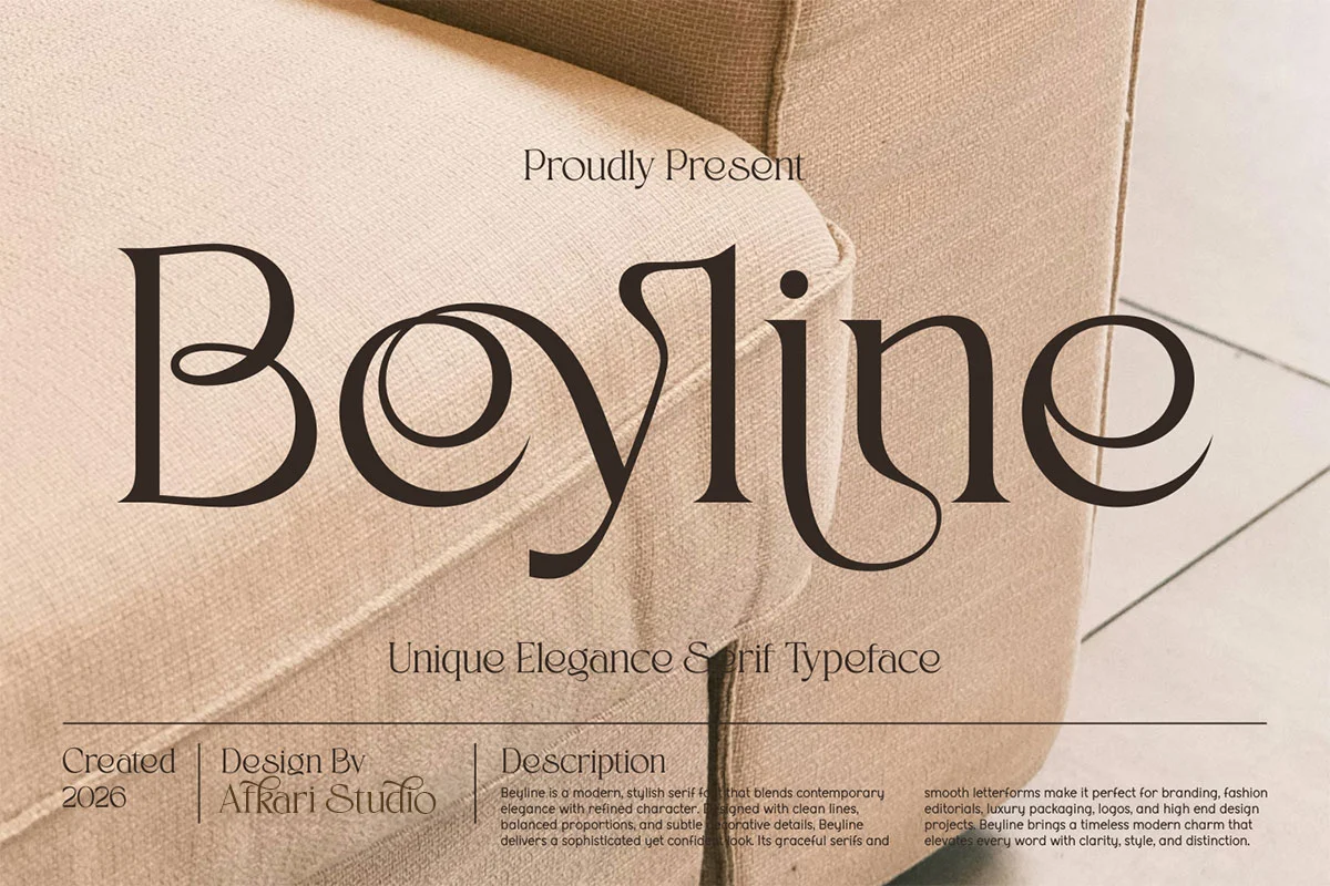 Beyline - Unique Elegance Serif Typeface Font