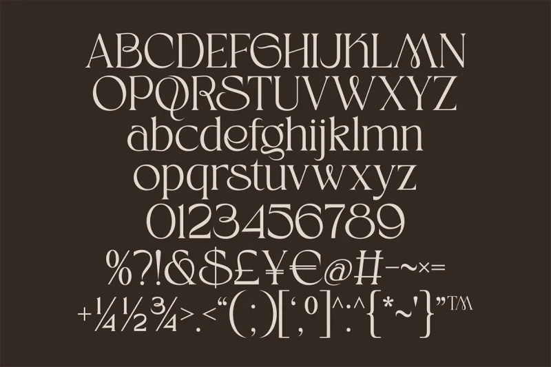 Beyline - Unique Elegance Serif Typeface Font