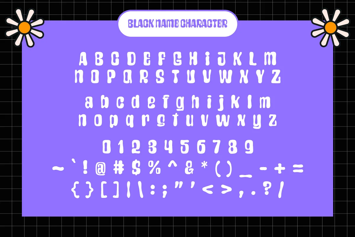 Black Name - Playful Fun Display Font (1)