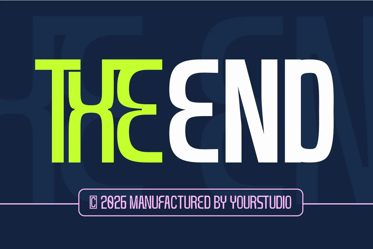 Cranity - Condensed Sans Serif Display Font