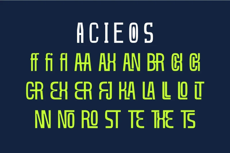 Cranity - Condensed Sans Serif Display Font