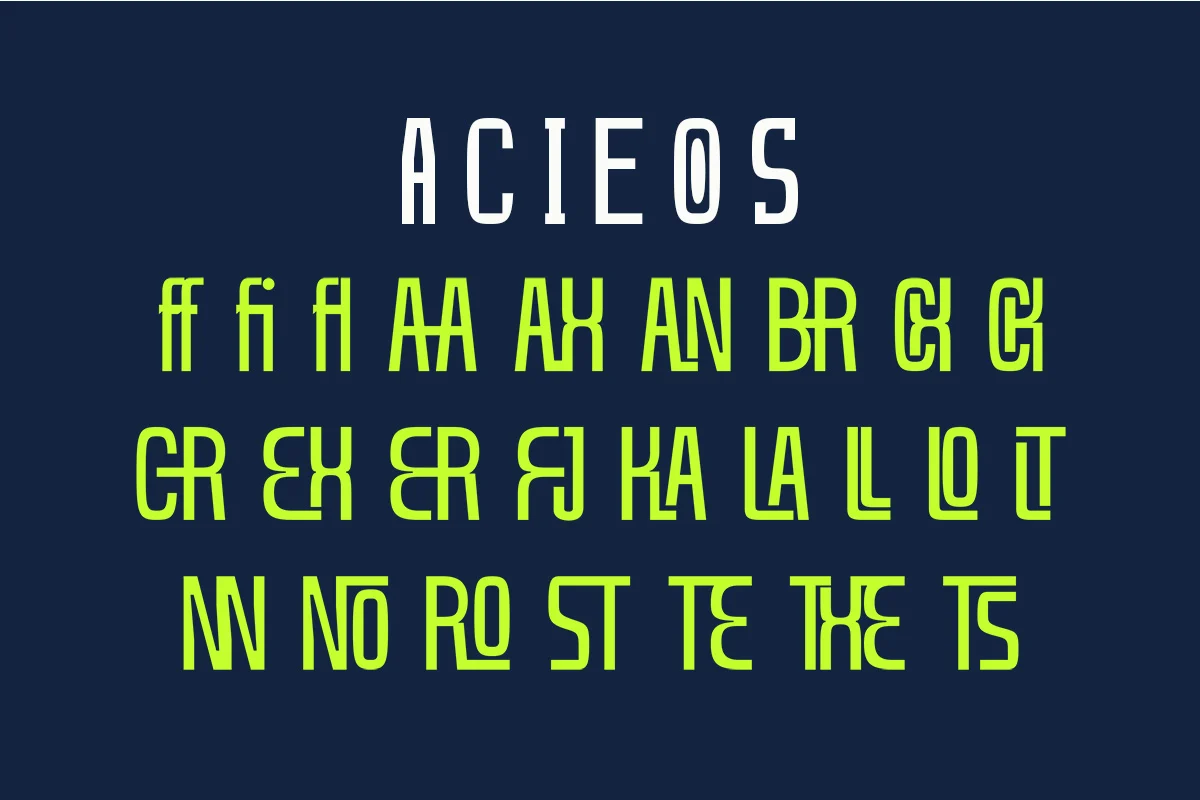 Cranity - Condensed Sans Serif Display Font