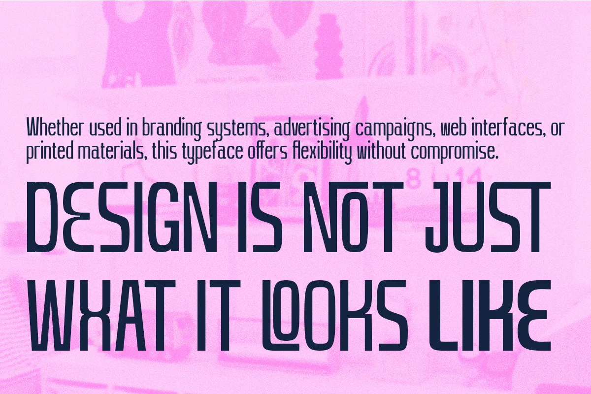 Cranity - Condensed Sans Serif Display Font