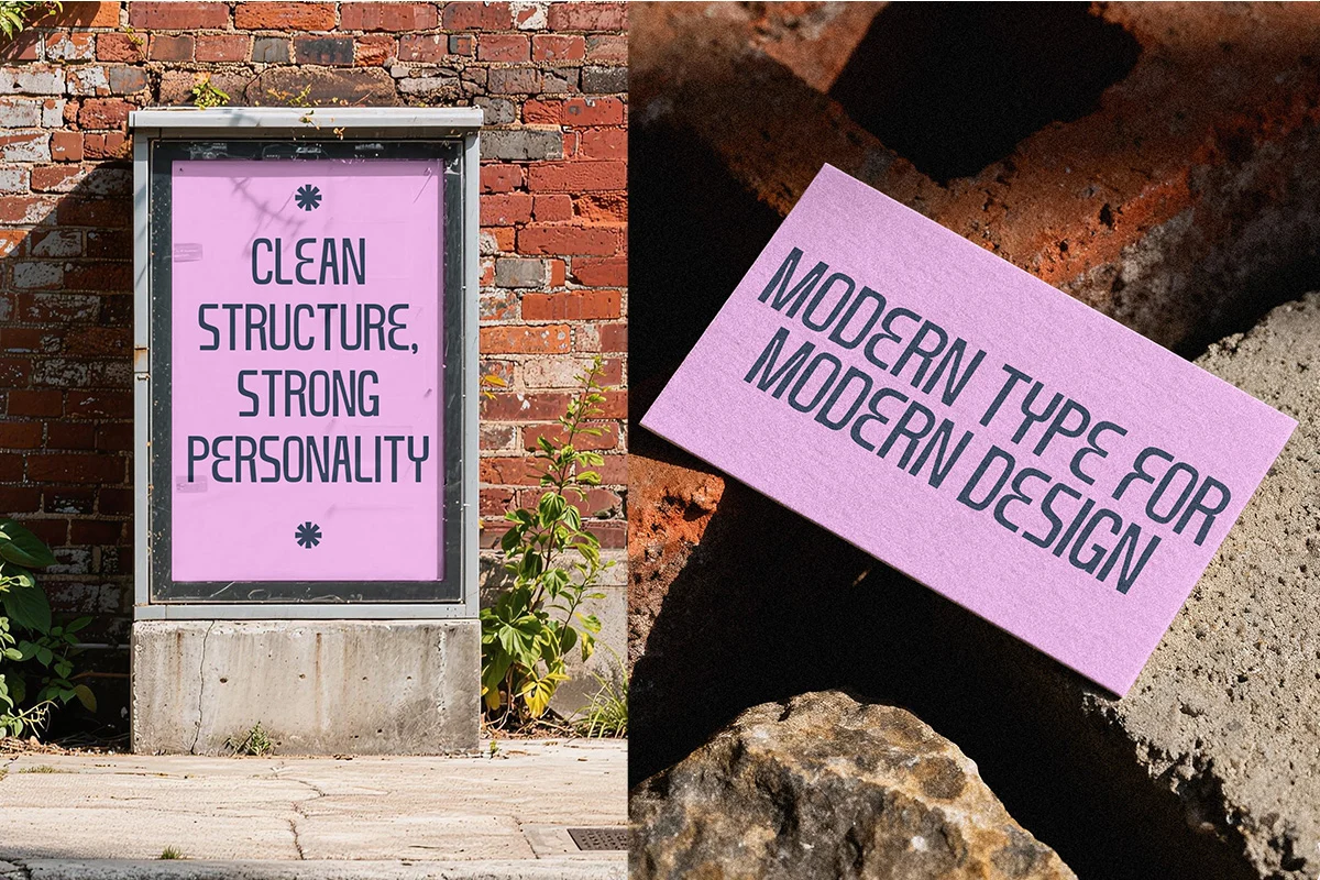 Cranity - Condensed Sans Serif Display Font