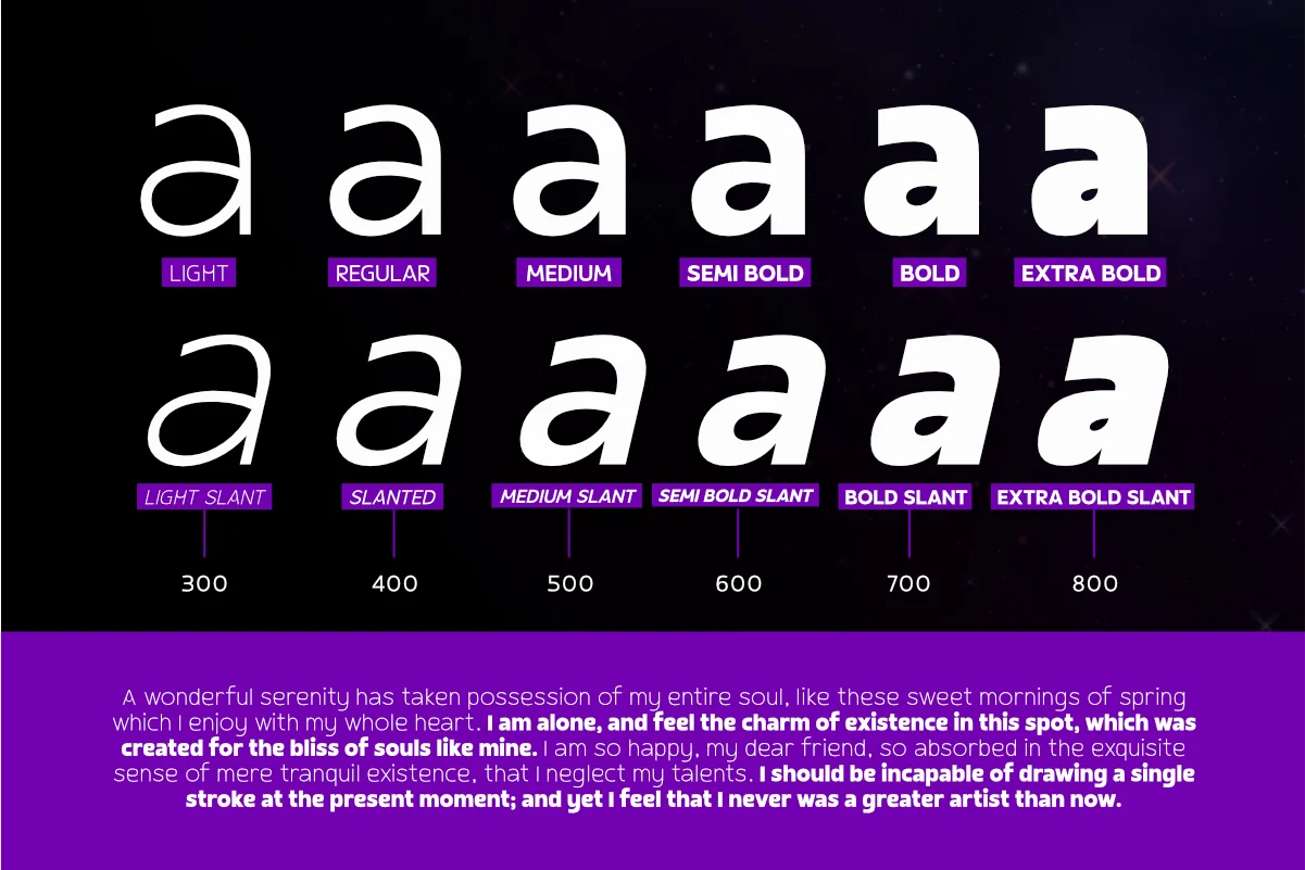 Gleh – Modern Sans Serif Family Typeface with Variable Font