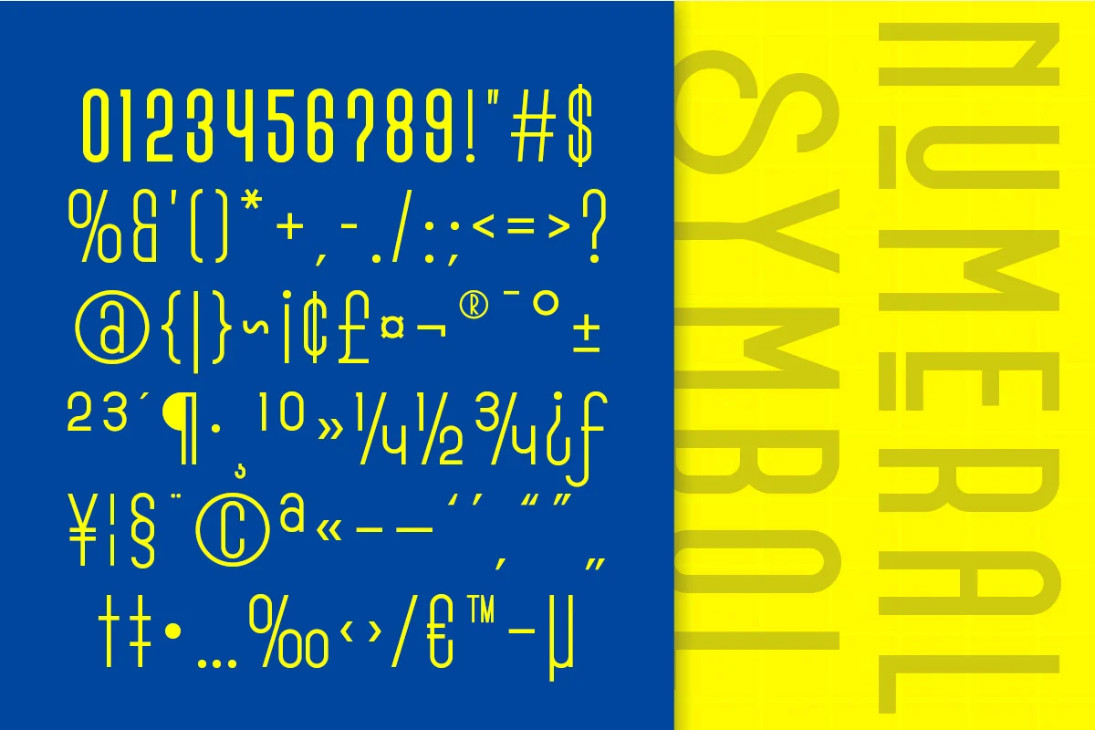 Gonela - Modern Condensed Sans Display Font