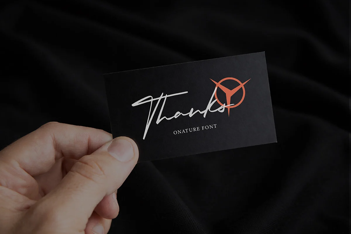 Onatur - Handwritten Signature Script Font