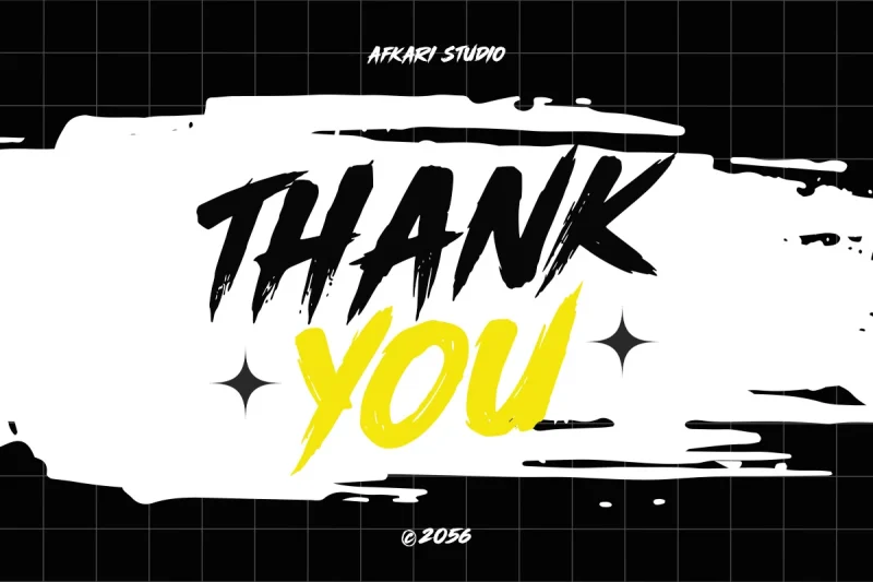 Rush Zone - Handwritting Brush Font