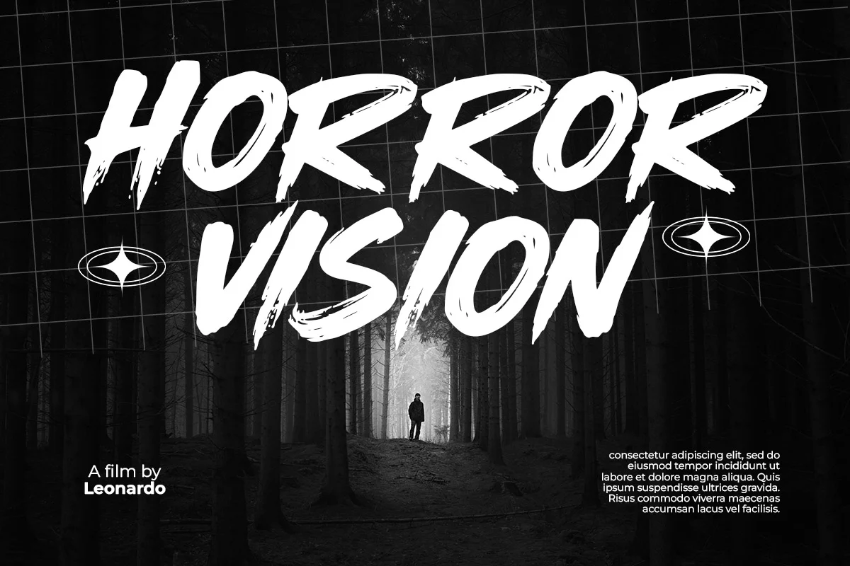 Rush Zone - Handwritting Brush Font