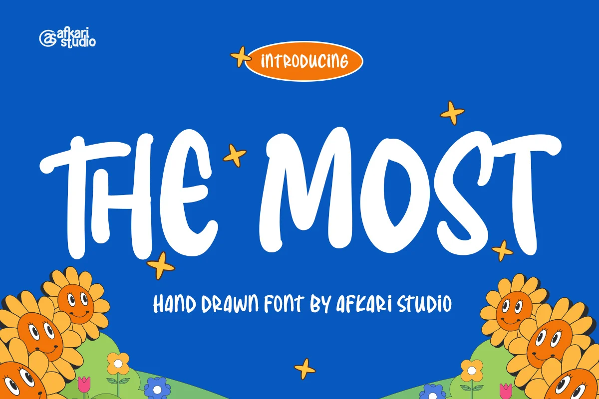 The Most - Handwritten Display Font
