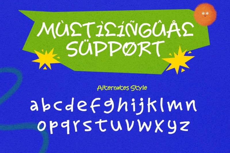 Marua - Playful Fun Display Font