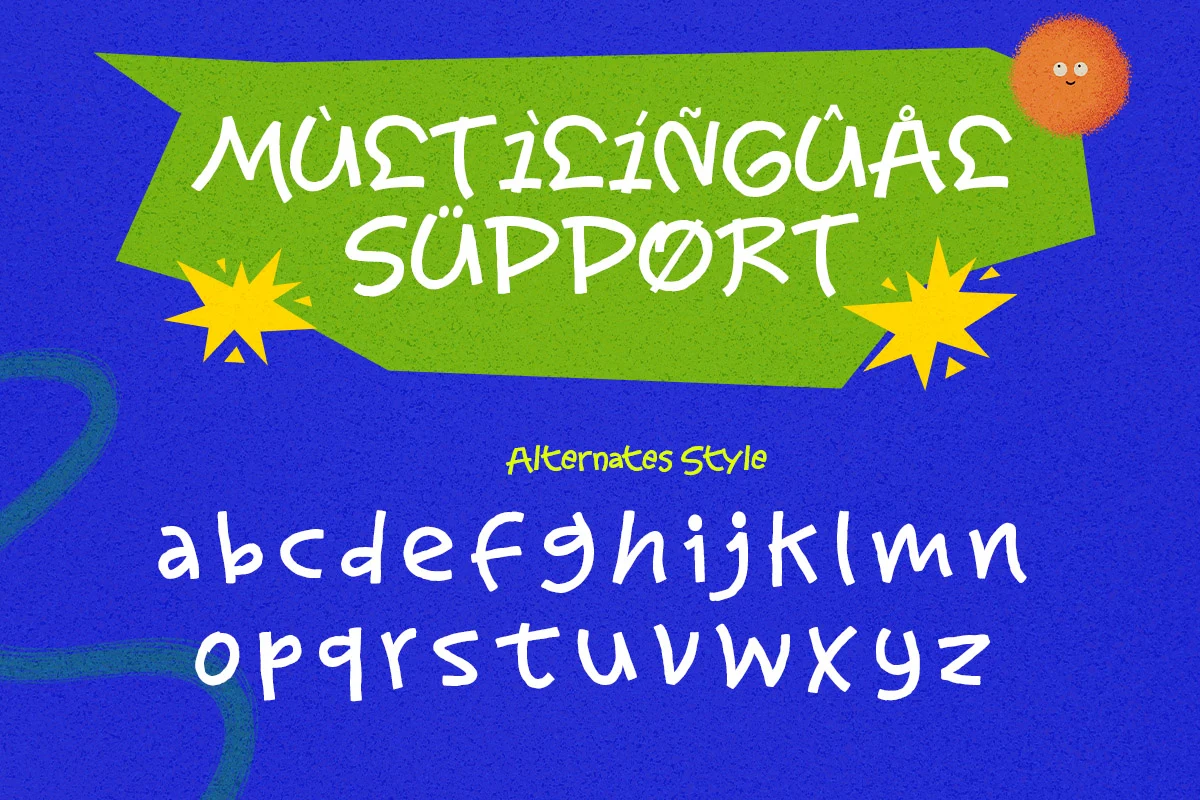 Marua - Playful Fun Display Font