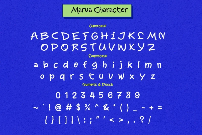 Marua - Playful Fun Display Font