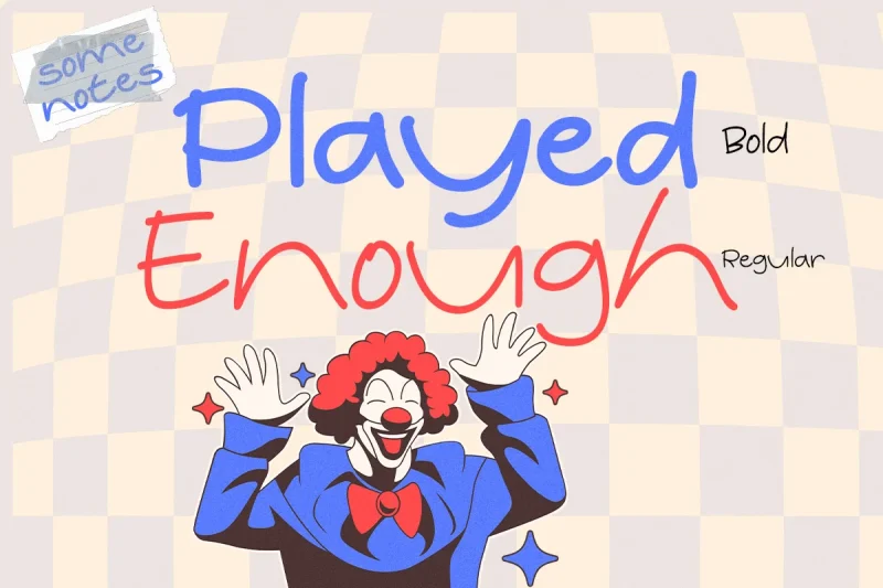 Some Notes - Handwritten Marker Note Font