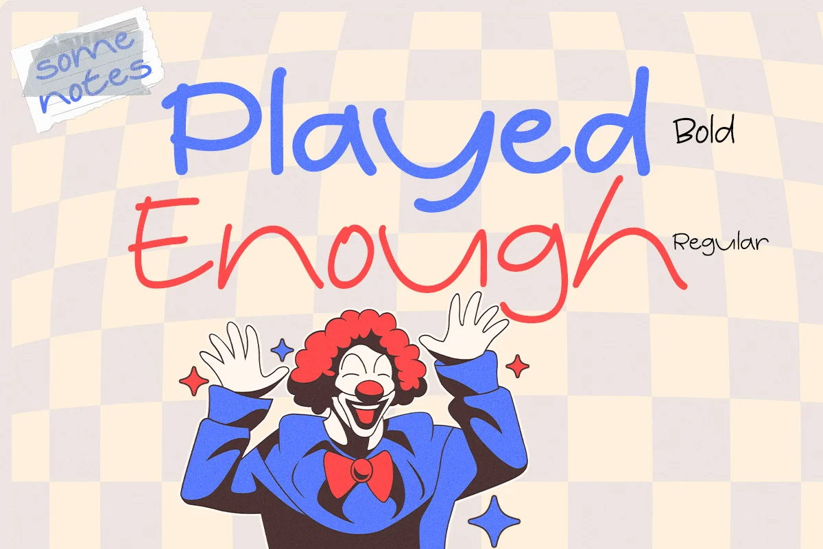 Some Notes - Handwritten Marker Note Font