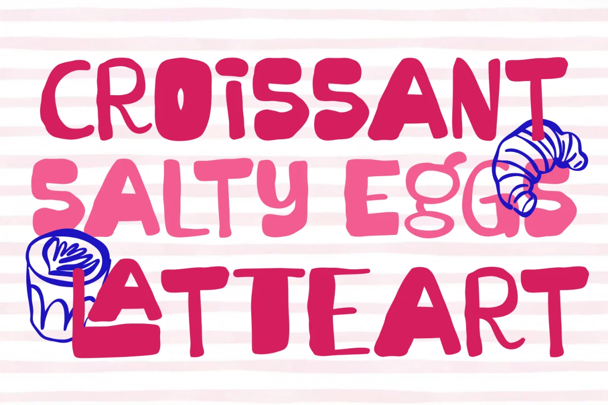 Angellin Freaky - A Ugly Playful Font
