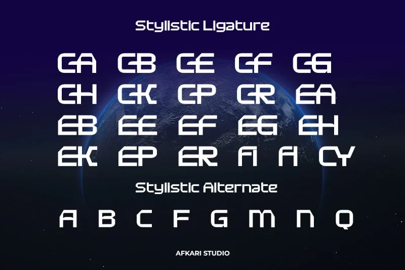 Cyber Copix - Modern Futuristic Sci-Fi Font