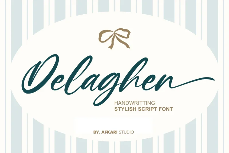 Delaghen - Handwritting Stylish Script Font